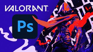 Designing a Valorant Styleframe with 2D Effects