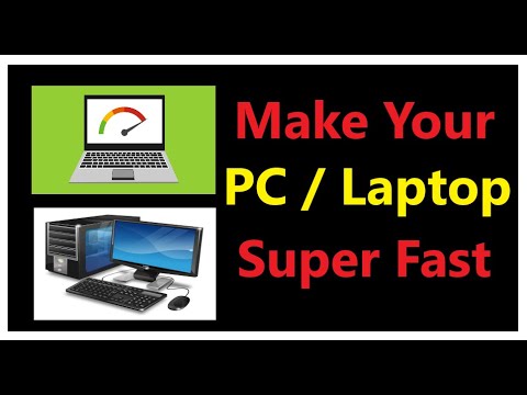 Make computer Laptop super fast II How to make laptop speedy