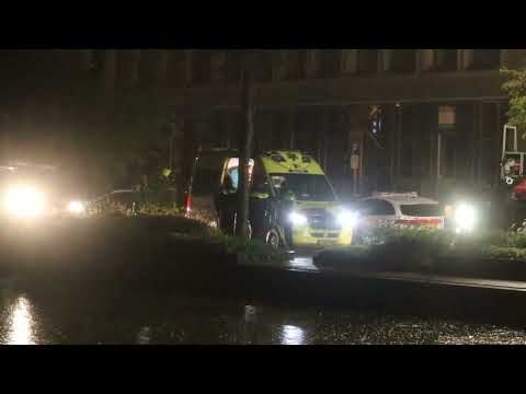 22-09-28 Prio 1 Persoon te water   Houtmansgracht Gouda