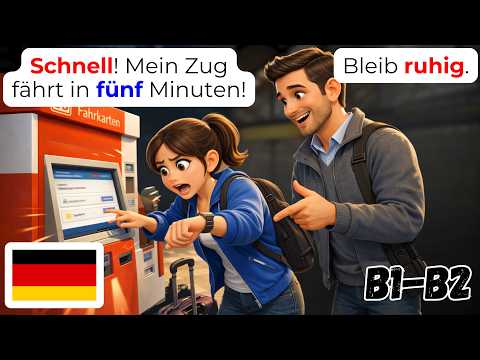 🇩🇪 Learn German in 27 Minutes: 60+ Ticket Machine Phrases You Need (B1-B2)