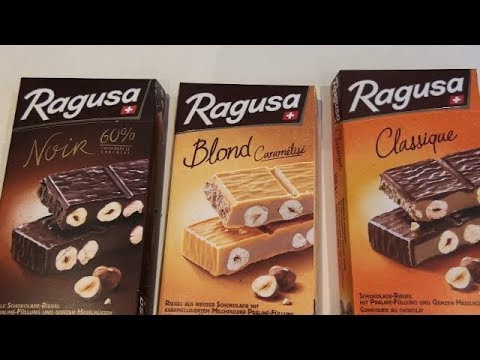 Swiss Ragusa Chocolate bar unboxing -   video for kids