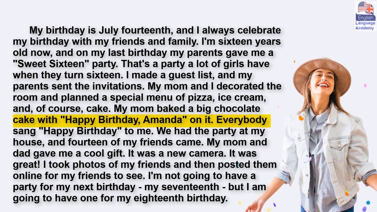 (Reading Practice (Improve your pronunciation in English