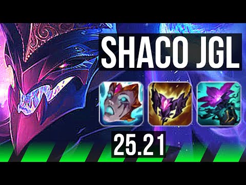 SHACO vs VIEGO (JGL) | 13/1/10, Godlike | NA Master | 25.21