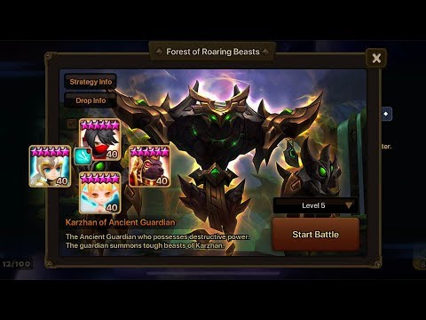 Forest of Roaring Beast Level 5 Fast Team (Rune Showcase) - Summoners War