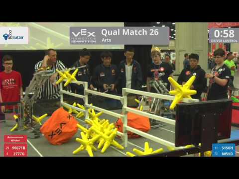 2017 VRC Arts Q26 - 96671B 2777G vs 5150H 8059D - 15 to 25