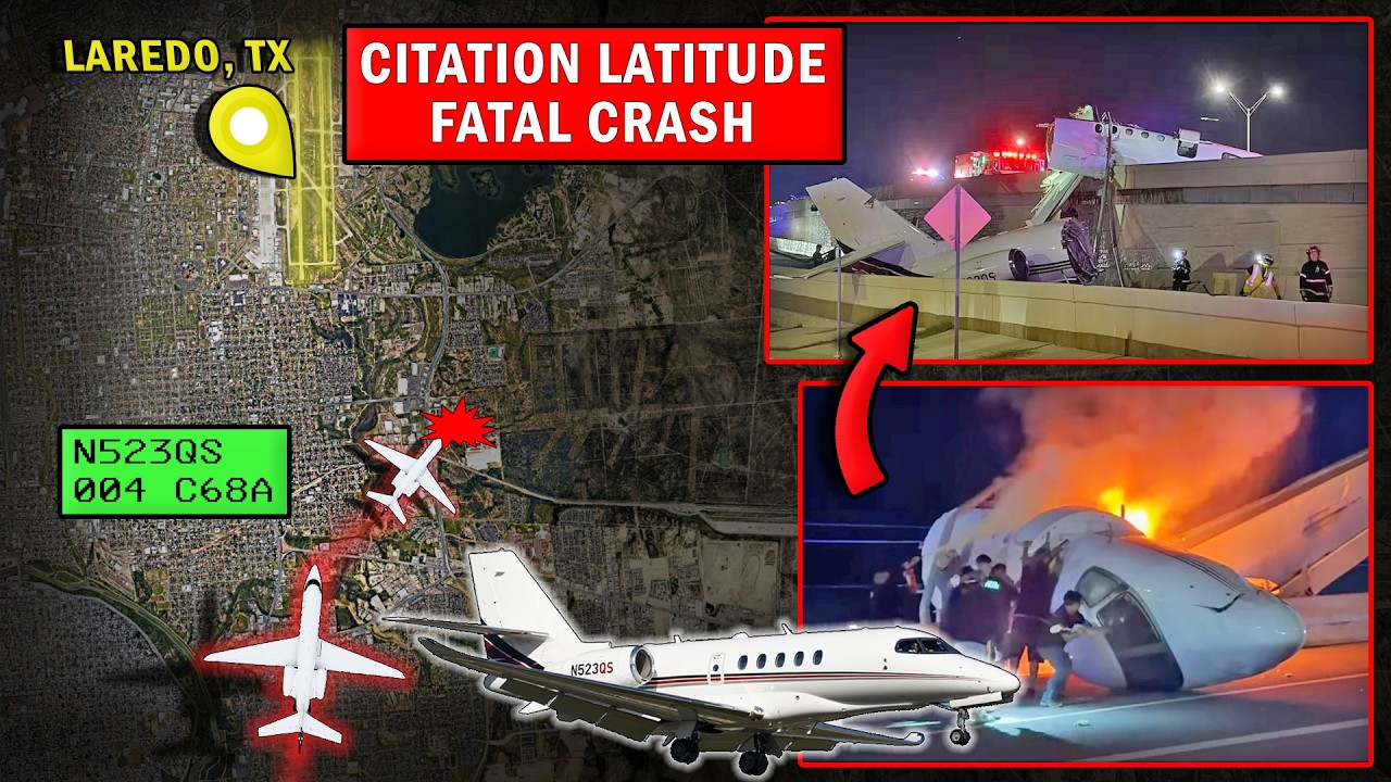 Business Jet Fiery CRASH on the Highway | Dramatic Rescue, 5 Survived