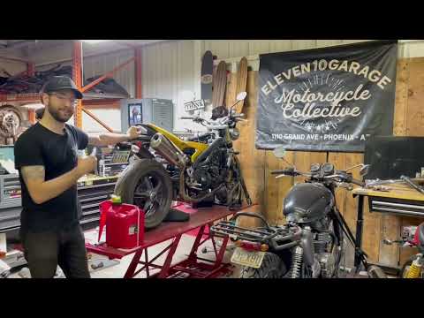 Eleven10 Moto Garage Walkthrough - Phoenix Arizona Community Motorcycle Garage