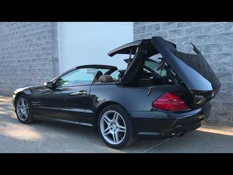 2006 MERCEDES BENZ SL600 DESIGNO TWIN-TURBO V12 CONVERTIBLE HARDTOP UP/DOWN OPERATION
