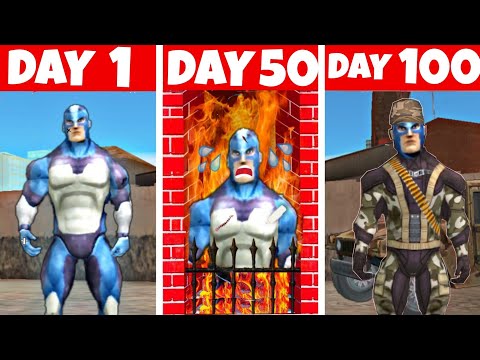 100 DAYS Of ARMY TRAINING | Rope Hero Vice Town | Zaib