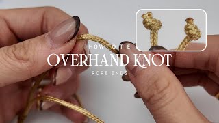 Download lagu How to Tie an Overhand Knot  |  Chip Lee Jewellery mp3