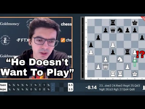Anish Giri *Angry* After Horrific Blunder by Ian Nepomniachtchi 😨.