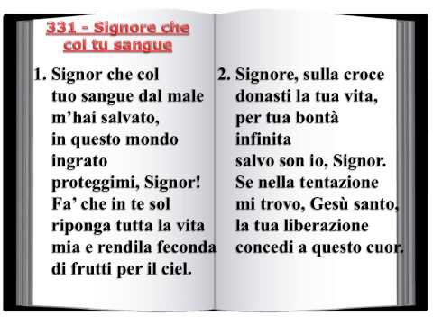 331 Signore che col tuo sangue - Innario Chiesa Cristiana Avventista del Settimo Giorno 2014