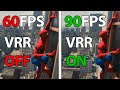 VRR ON PS5 Framerate Test Comparison