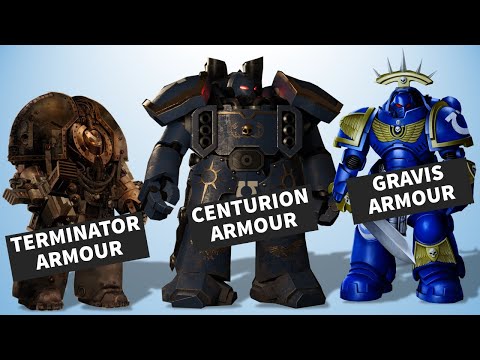 Astartes Armour Comparison: Terminator vs Centurion vs Aggressor Gravis (Warhammer 40K)