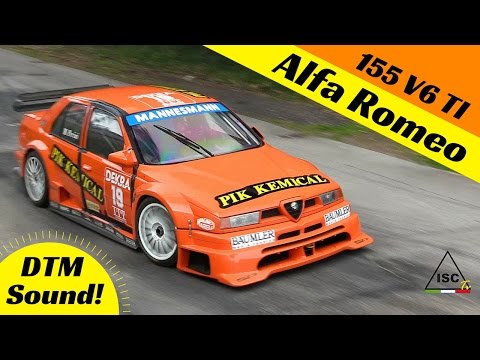 Alfa Romeo 155 V6 Ti ex M.Bartels "Jägermeister" - Actions & Pure Sound!