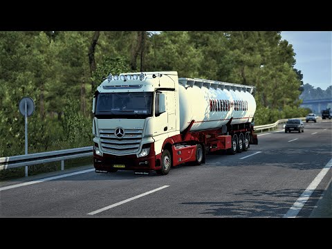 ETS 2 1.40 ProMods 2.52 Mercedes Actros MP4/Berlin-Osnabrück