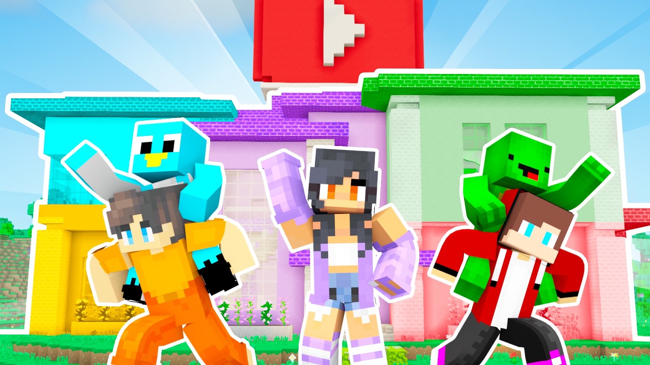 Building a Minecraft YOUTUBER House!