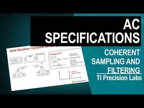 Coherent sampling and filtering to improve SNR and THD