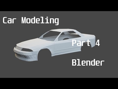 High Poly Car modeling in blender