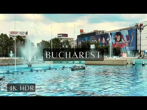 Spectaculoasele Fântâni de la Unirii | Tur pietonal HDR 💦✨🏙️