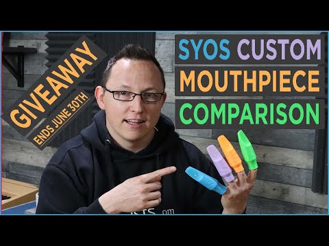 SYOS SAX MOUTHPIECES // PLAY TEST AND REVIEW - THE BEST TENOR SAXOPHONE MOUTHPIECES IN THE WORLD?