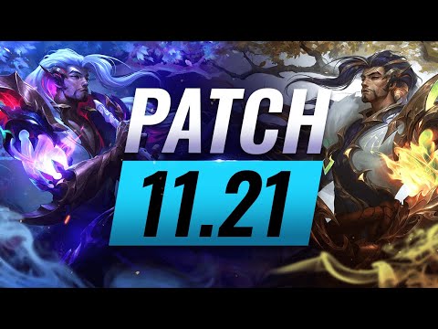BEST Champions TIER List – League of Legends Patch 11.21