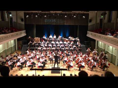 NYOS Senior Orchestra performing part of \'Mardi Gras\' from Ferde Grofe\'s Mississippi Suite