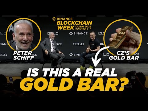 Bitcoin vs Gold: Can You Verify Gold? CZ Challenges Peter Schiff with a Gold Bar