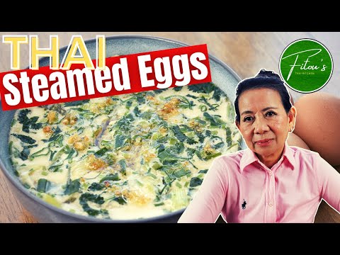 Steamed EGG Recipe THAI | KAI TOON | Fitous Thai Kitchen