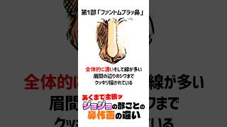 ジョジョの鼻作画 #shorts