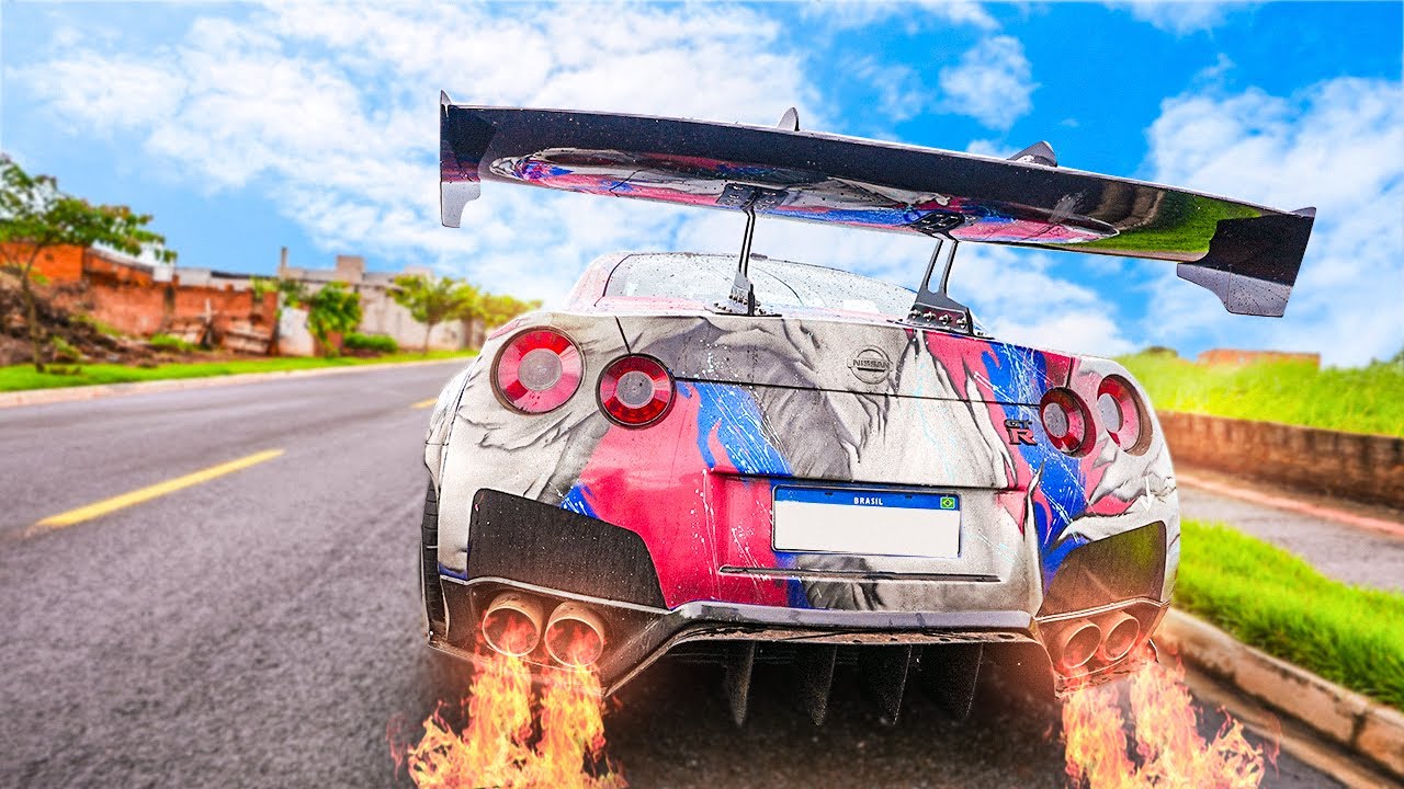 PRIMEIRO ROLE COM MEU GTR DE 1000CV NA RUA!