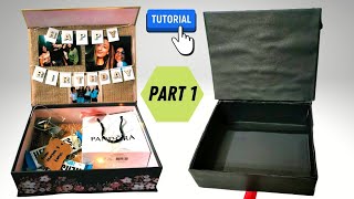 Birthday hamper box Tutorial / how to make hamper box at home / Valentines day gift for boyfriend