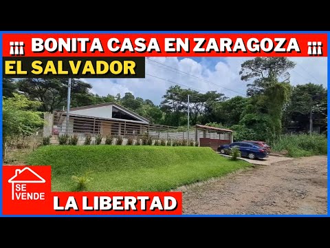 SE VENDE BONITA CASA EN ZARAGOZA LA LIBERTAD EL SALVADOR