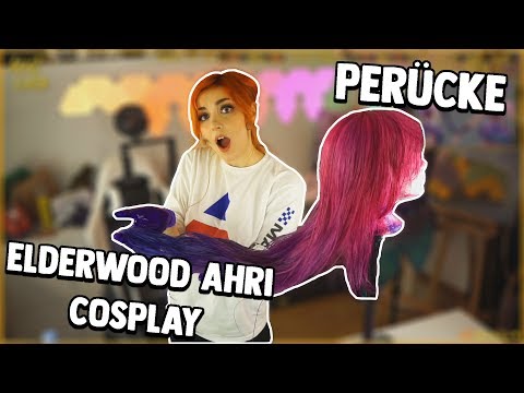 Dyeing a wig? - Elderwood Ahri Cosplay Tutorial