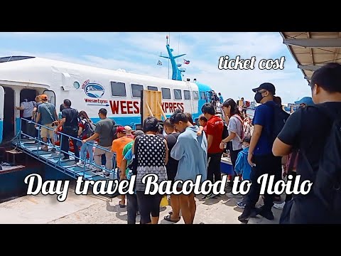 Viagem de Bacolod (Porto de Bredco) para Iloilo || Weesam express|| Peanutnose