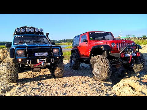 Axial SCX10 II Jeep Cherokee 2000 + Jeep Wrangler short wheelbase | Pro-line | crawler RC