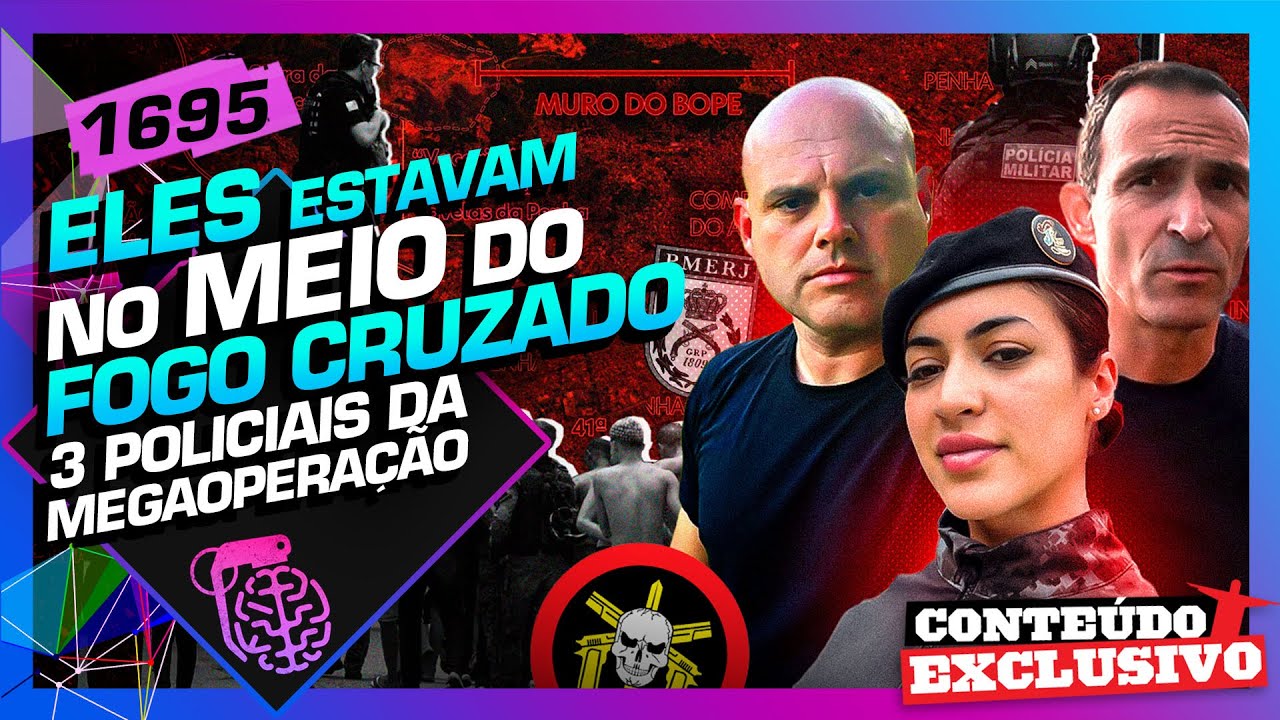 ELES ESTAVAM NO MEIO DO FOGO CRUZADO - POLICIAIS - Inteligencia Ltda. Podcast #1695