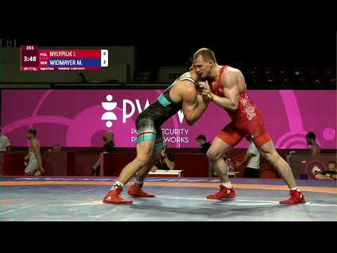 1/8 GR - 77 kg: I. NYLYPIUK (POL) v. M. WIDMAYER (GER)