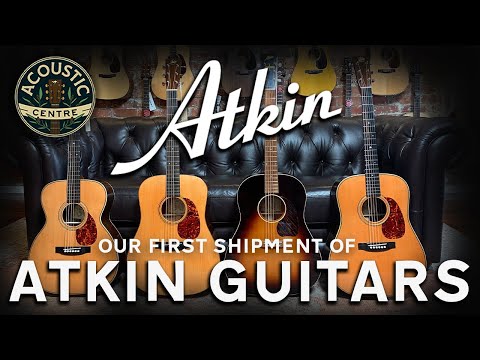 We Sit Down With Our First Shipment Of Atkin Guitars!