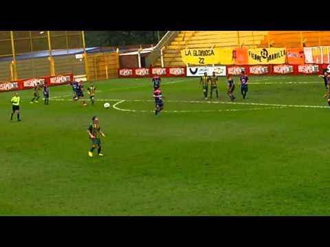 Gol de Martínez - Crucero del Norte 1-1 Aldosivi - Nacional B fecha 40