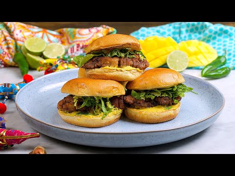 Creamy Coronation Fried Chicken Burgers Recipe