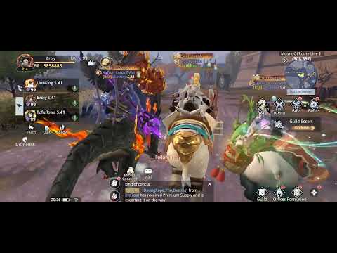 Dynasty legends 2 Guild escort.