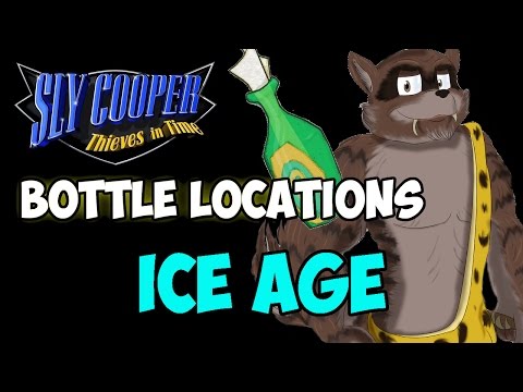 Sly Cooper Thieves in Time - Episode 3: Clan of the Cave Raccoon (Ice Age) Clue Bottle Locations