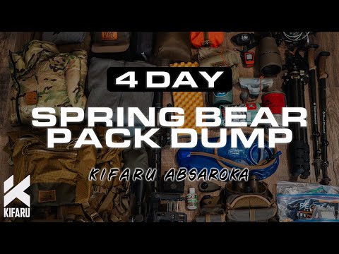 Kifaru Absaroka Pack Dump - 4 days for spring bear in Idaho's backcountry