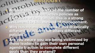 Leadership forum ~ Recognizing the Divide & Conquer Strategy