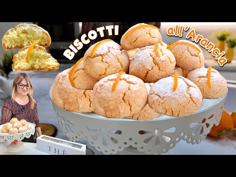 BISCOTTI MORBIDI ALL’ ARANCIA 🍊 con Farina di Riso SENZA GLUTINE 