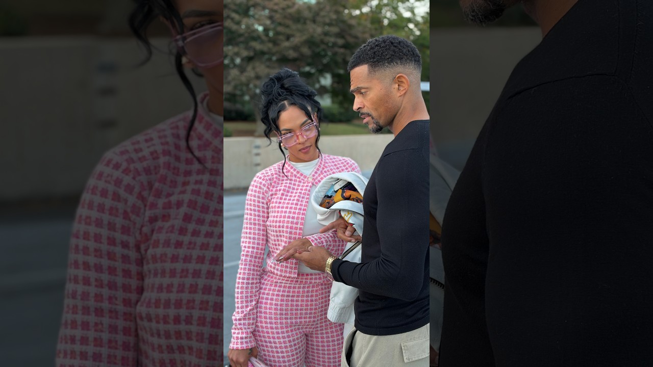 When Anthony checks D’Nisha for not having her ring on!