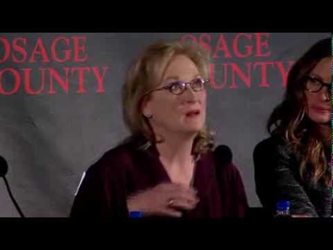 August: Osage County Press Conference Part 1 of 4