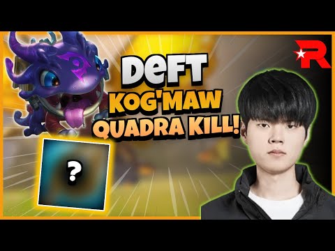 KT Deft Kog'Maw vs Vel'Koz | 14.21