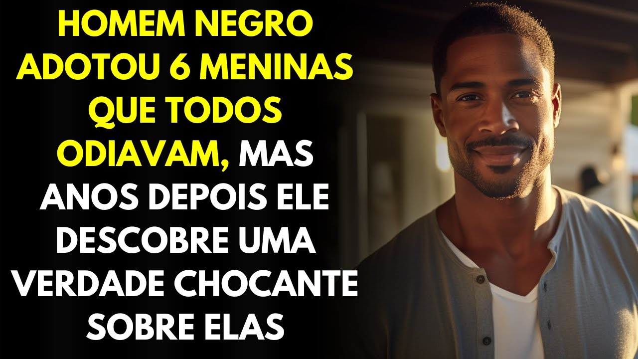 Homem Negro Adotou 6 Meninas Que Todos Odiavam, Mas Anos Depois Ele Descobre Uma Verdade Chocante